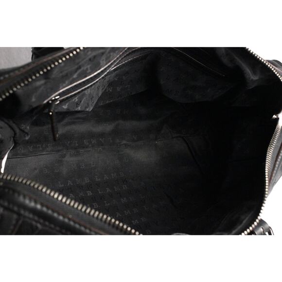 Y2K L.A.M.B Gwen Stefani Leather Croc Pattern Luxury Designer Handbag - Picture 13 of 16
